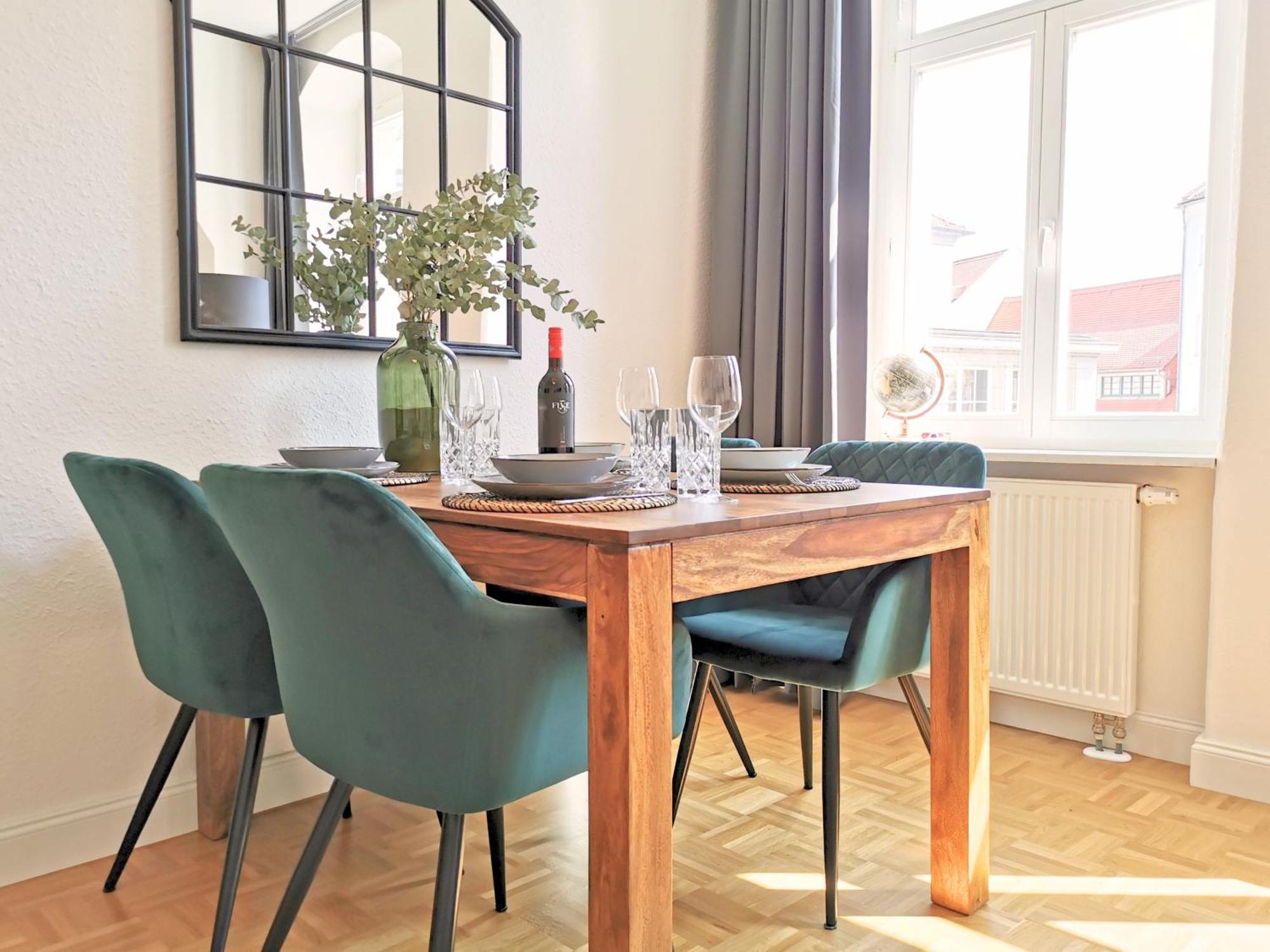 Fynbos Apartments Theaterblick, Historisch & Stilvoll, Parkplatz マイセン 部屋 写真